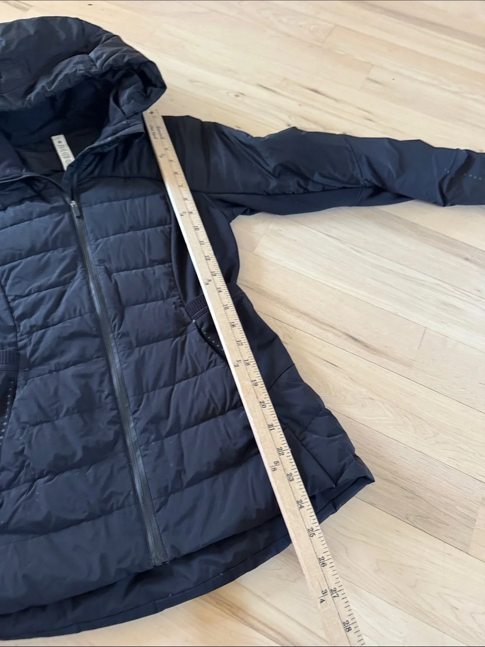 Lululemon-Women's Down for It All Jacket-Coat-Black-Athletic Athleisure-Size 6